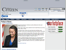 Tablet Screenshot of chieflandcitizen.com